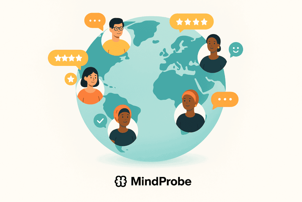 World map heatmap with click markers and a device breakdown chart.
