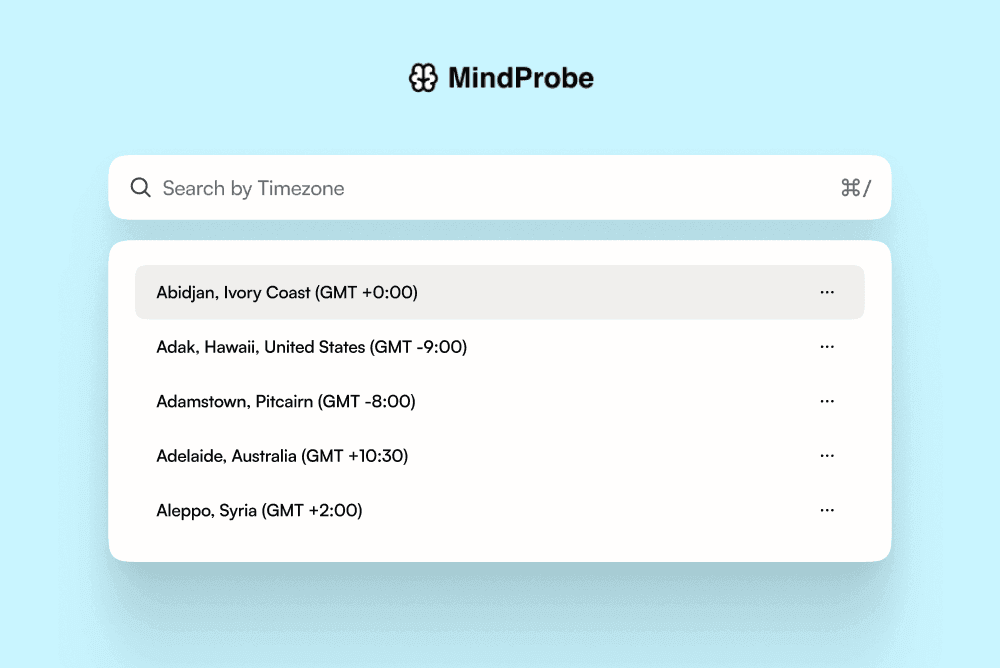 Delivery settings modal with timezone selector and A/B options.