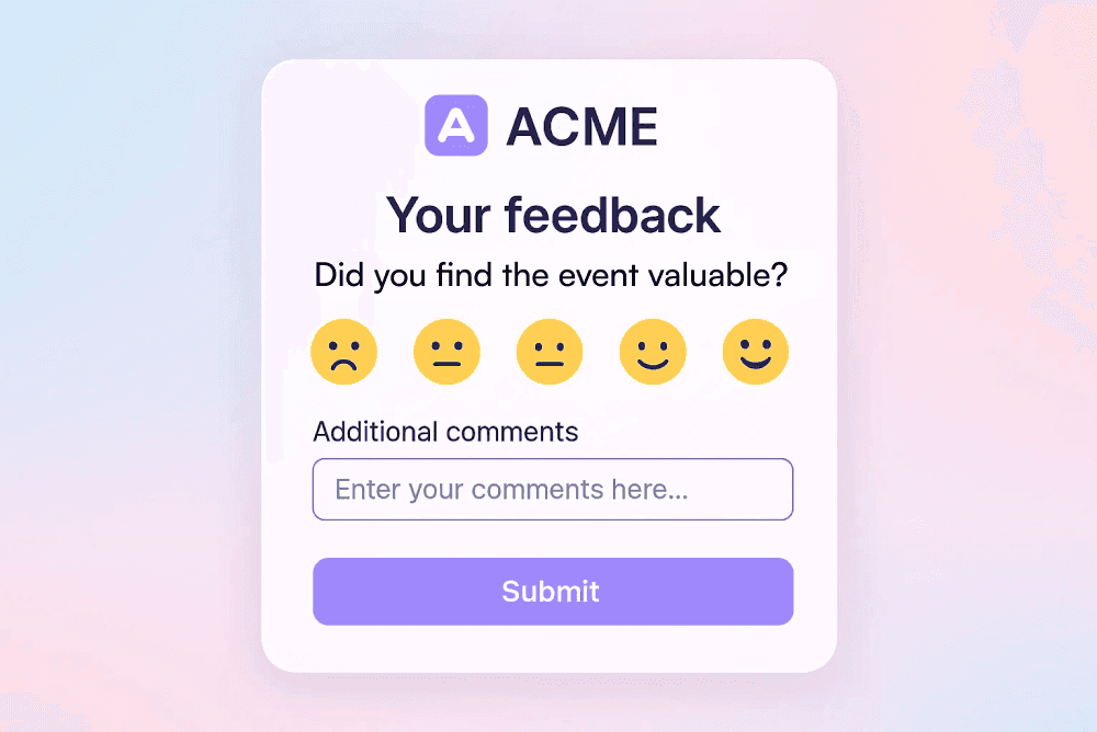 Event Feedback - S2, R3