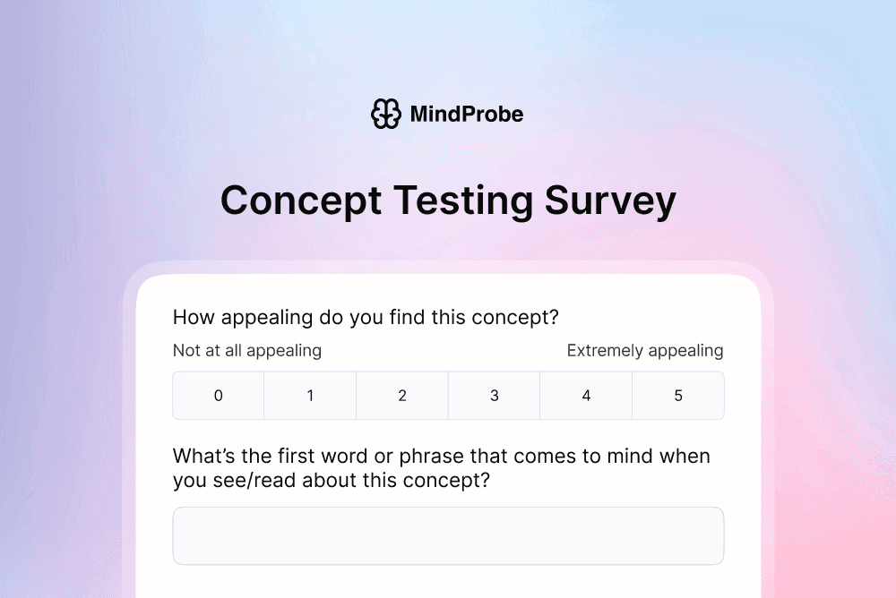 110 Rating Scale Survey Template